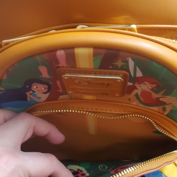 Disney Fairies Tan and Green Backpack - Picture 6 of 10